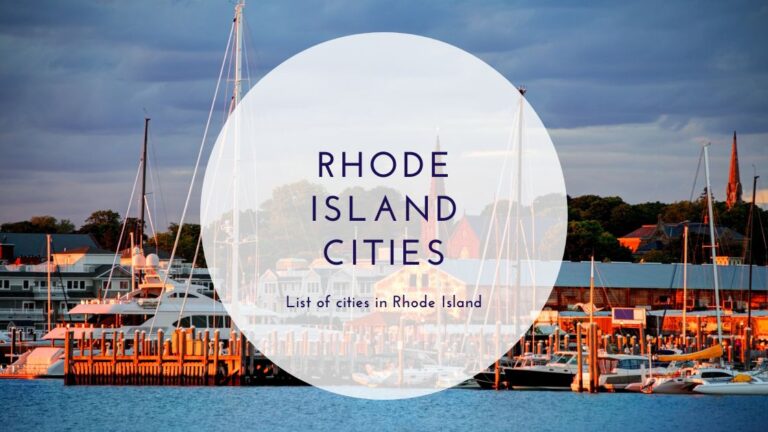 Cities in Rhode Island 2023